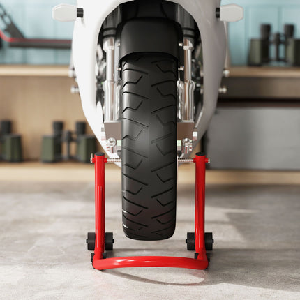 Sada stojanů na motocykl, přední/zadní, ocel, nosnost 544 kg