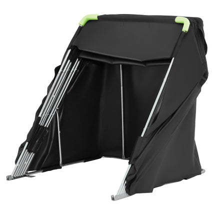 Motorcycle Storage Shelter 600D Oxford, Lock, Vent Windows
