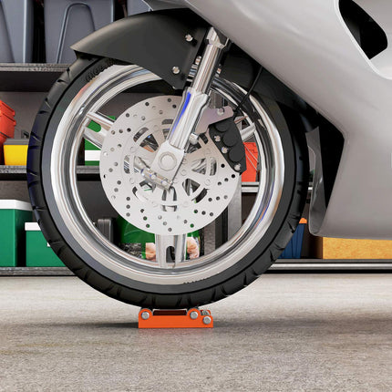 Stojan na čištění kol motocyklu, pro pneumatiky <180 mm, nosnost 220 kg