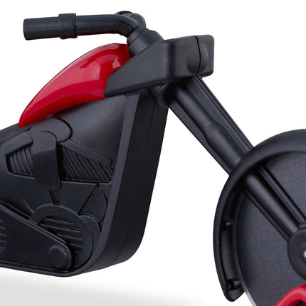 Motorcycle with pizza cutter