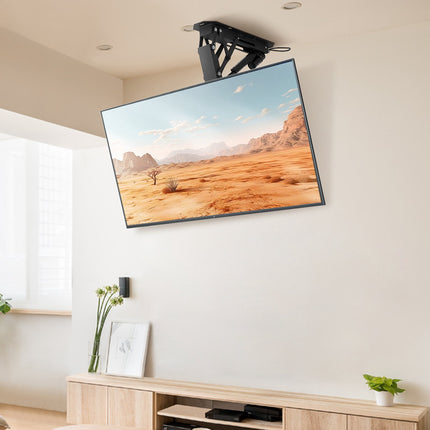 Motorized Ceiling TV Mount, 32–65 in, VESA 600x600