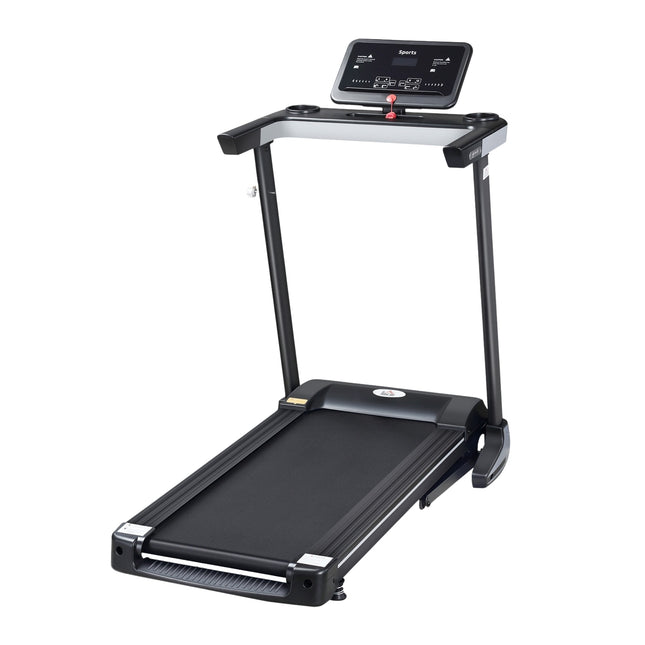 Motorizovaný skládací běžecký pás, 12 programů, nosnost 100 kg