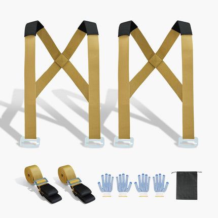Moving Straps, 2-Person Lifting System, 1000 lb Adjustable