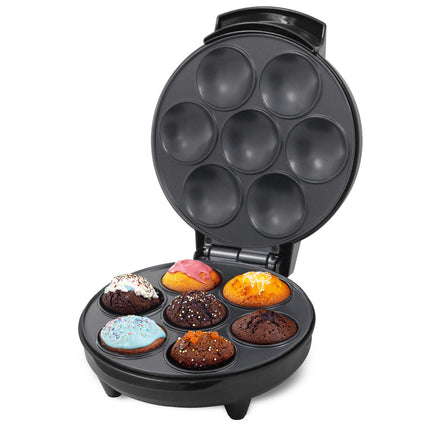 Muffinovač keramický na 7 muffinů 700W MM400 černý
