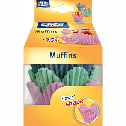 Formičky na muffiny ve tvaru květiny 36-P 16 ks DFP