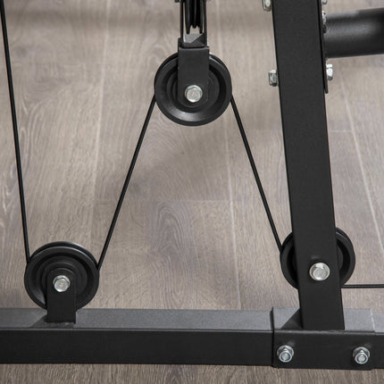 Multifunkční posilovací stanice, Lat Pull/Butterfly, 45 kg závaží