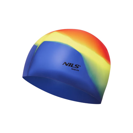 Multicolor Silicone Swimming Cap – Adult Size