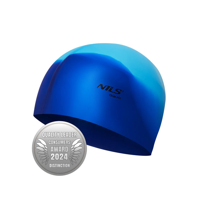 Multicolor Silicone Swimming Cap – Adult Size