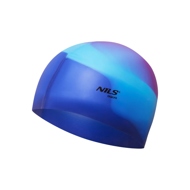 Multicolor Silicone Swimming Cap – Adult Size