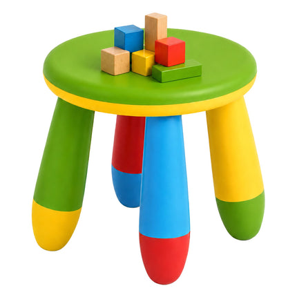 Dětská plastová stolička barevná, výška sedu 26 cm