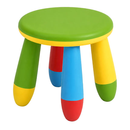 Dětská plastová stolička barevná, výška sedu 26 cm