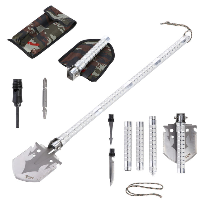 Multifunctional Camping Shovel with Carrying Case