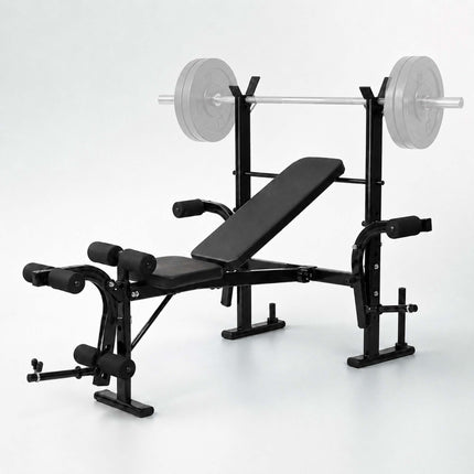 Multifunctional Home Gym Bench with Adjustable Backrest