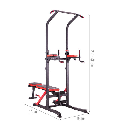 Multifunktionaler Power Tower für Heimfitnessstudio