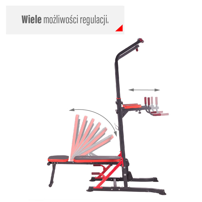 Multifunkční posilovací věž pro domácí fitness