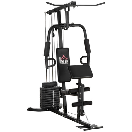 Multifunkční posilovací stanice, Lat Pull/Butterfly, 45 kg závaží