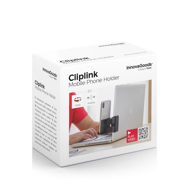 Polohovatelný držák na mobilní telefon se svorkou Cliplink InnovaGoods