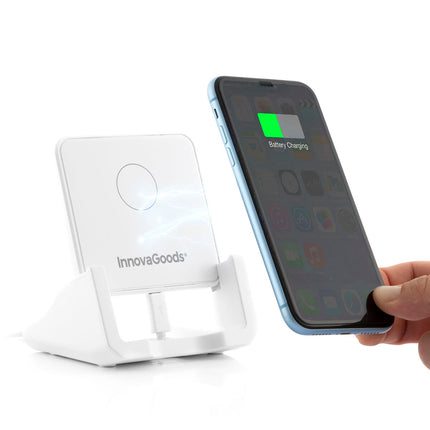 Polohovatelná bezdrátová nabíječka s podstavcem Pomchar InnovaGoods