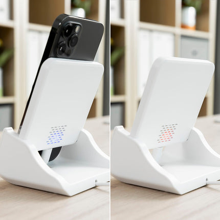 Polohovatelná bezdrátová nabíječka s podstavcem Pomchar InnovaGoods