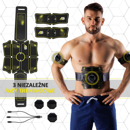 Svalový stimulátor, posilovač břicha, EMS přístroj
