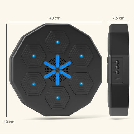 Elektronický LED Bluetooth boxovací terč - na stěnu, do domácnosti