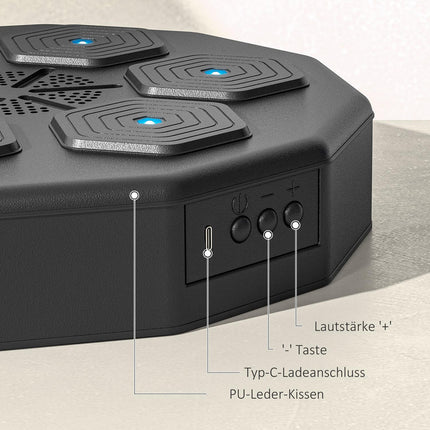 Elektronický LED Bluetooth boxovací terč - na stěnu, do domácnosti