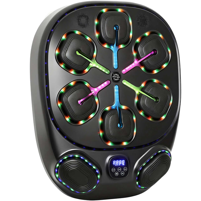 Boxovací stroj s hudbou s LED světly a Bluetooth