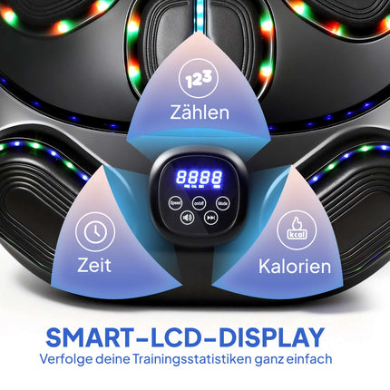 Boxovací stroj s hudbou s LED světly a Bluetooth