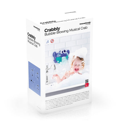 Hrací krab s mýdlovými bublinami do koupele Crabbly InnovaGoods
