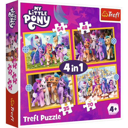 My Little Pony sada puzzle 4v1 pro děti