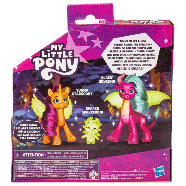 My Little Pony figurka drak Light Reveal
