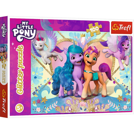 My Little Pony třpytivé puzzle, 100 dílků pro děti
