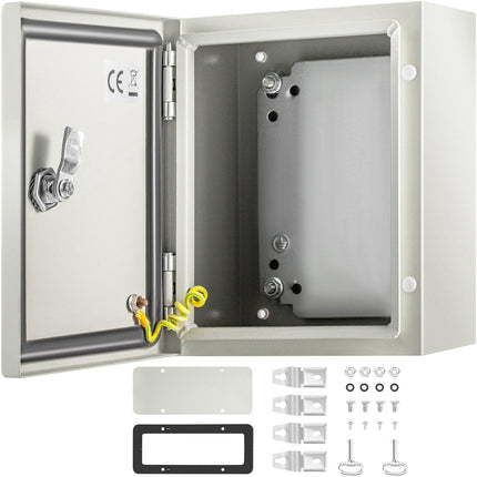NEMA 4X Steel Electrical Enclosure 25x20x15 cm, IP66