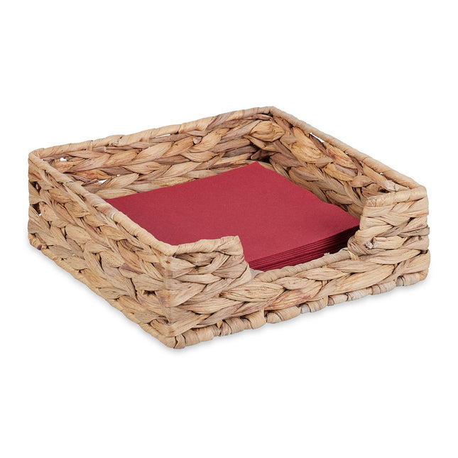 Napkin holder made of water hyacinth
