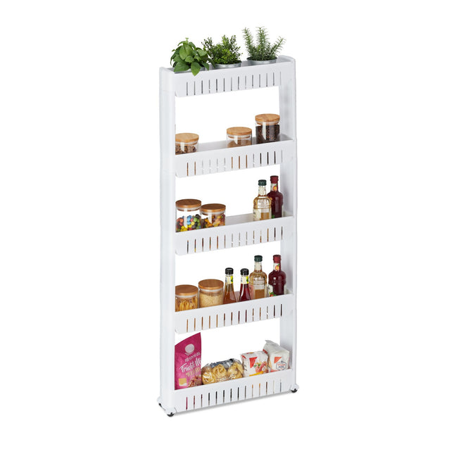 Narrow Niche Trolley with 5 Shelves