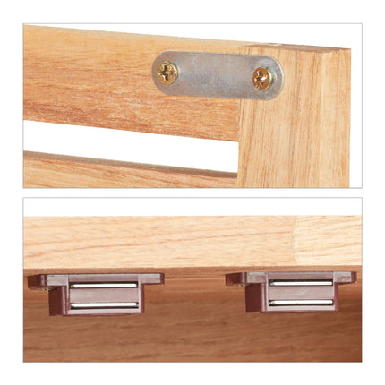 Schmaler Holzschrank