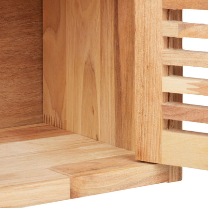 Schmaler Holzschrank