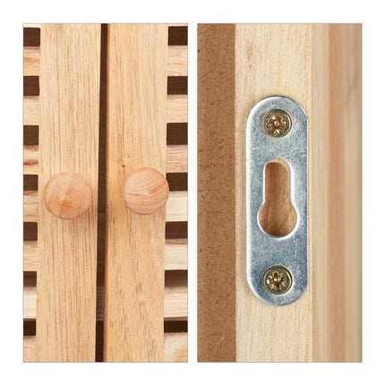 Schmaler Holzschrank
