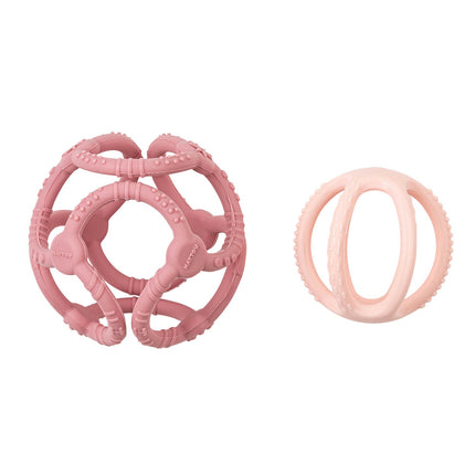 Nattou Set Of 2 Balls, Pink