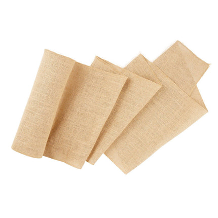 Natural Burlap Fabric Roll, 14 in x 150 ft, 250 g/m²