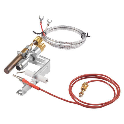 Natural Gas Fireplace Pilot Assembly, Thermocouple, Thermopile