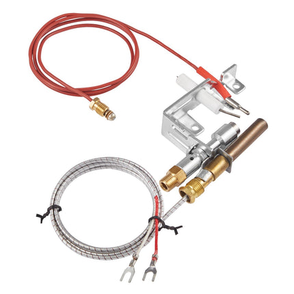Natural Gas Fireplace Pilot Assembly, Thermocouple, Thermopile