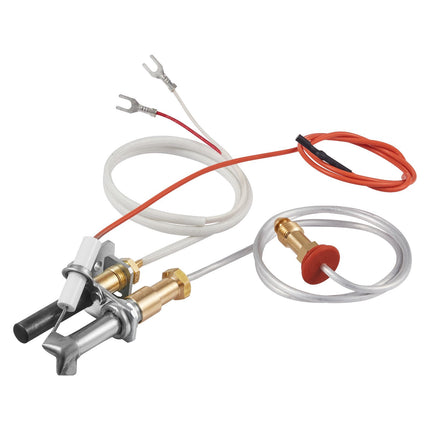 Natural Gas Fireplace Pilot Assembly With Thermopile