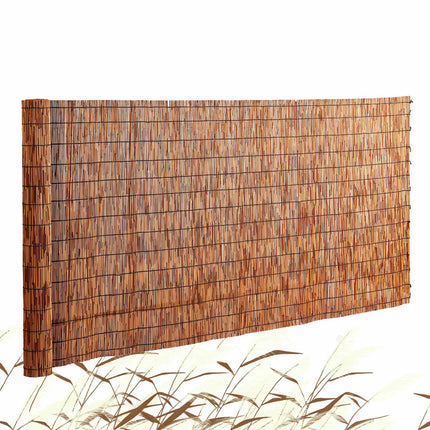 Natural Reed Fencing Roll, 5.5 Ft x 16.4 Ft Privacy Screen