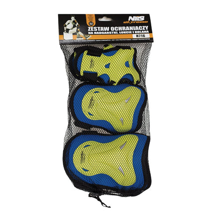 Schutzset Marineblau-Limette Größe M
