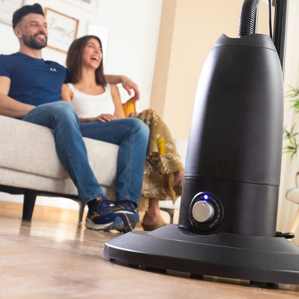 Stojanový ventilátor s rozprašovačem s dálkovým ovládáním InnovaGoods Mistinn černý 90 W 2,8 L