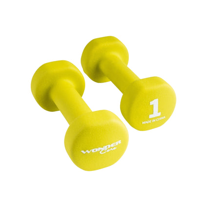 Sada neoprenových činek, 1 KG každá, protiskluzový povrch