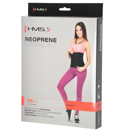 Zeštíhlující neoprenový pás, černý, velikost S/M