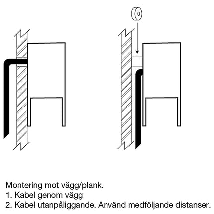 Podhledové svítidlo Nero 140lm Ø9cm černé