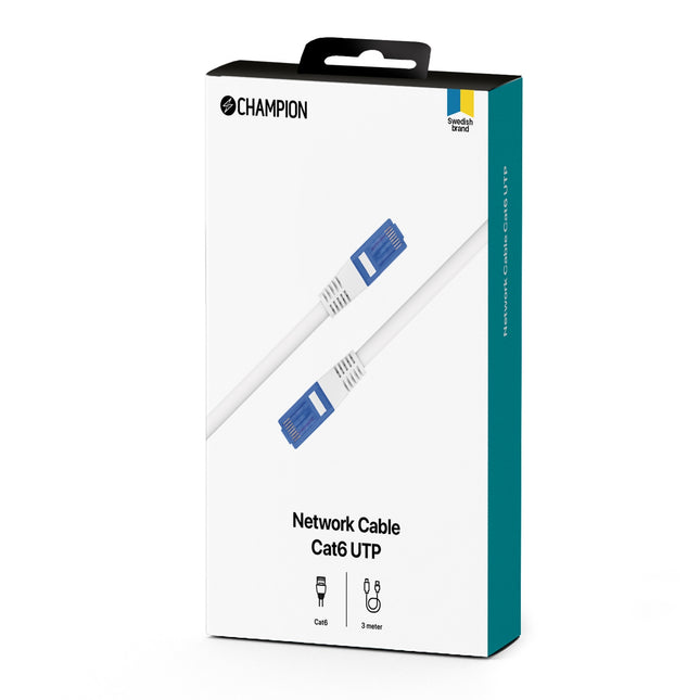 Síťový kabel CAT6 UTP 3.0m